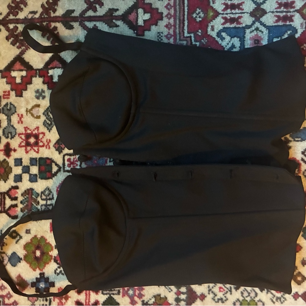 Mirror Palais Black Corset Top